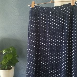 ASOS A-line Jersey maxi skirt - polka dot